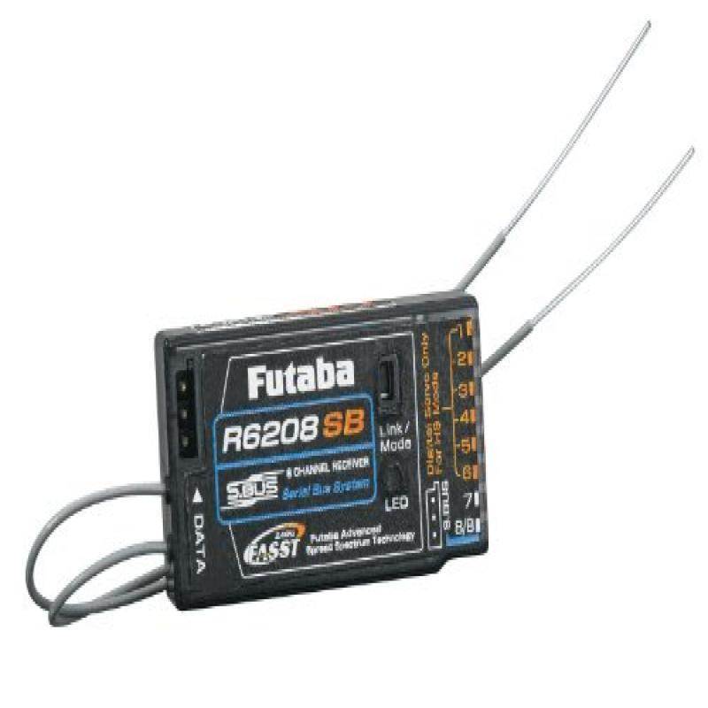 Futaba R6208SB S.Bus 8-Channel FASST High Voltage (HV) Receiver (Rx)