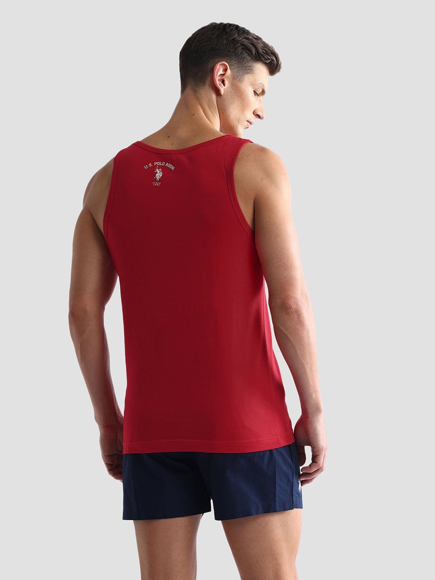 U.S. Polo Assn. Red Regular Fit Vest