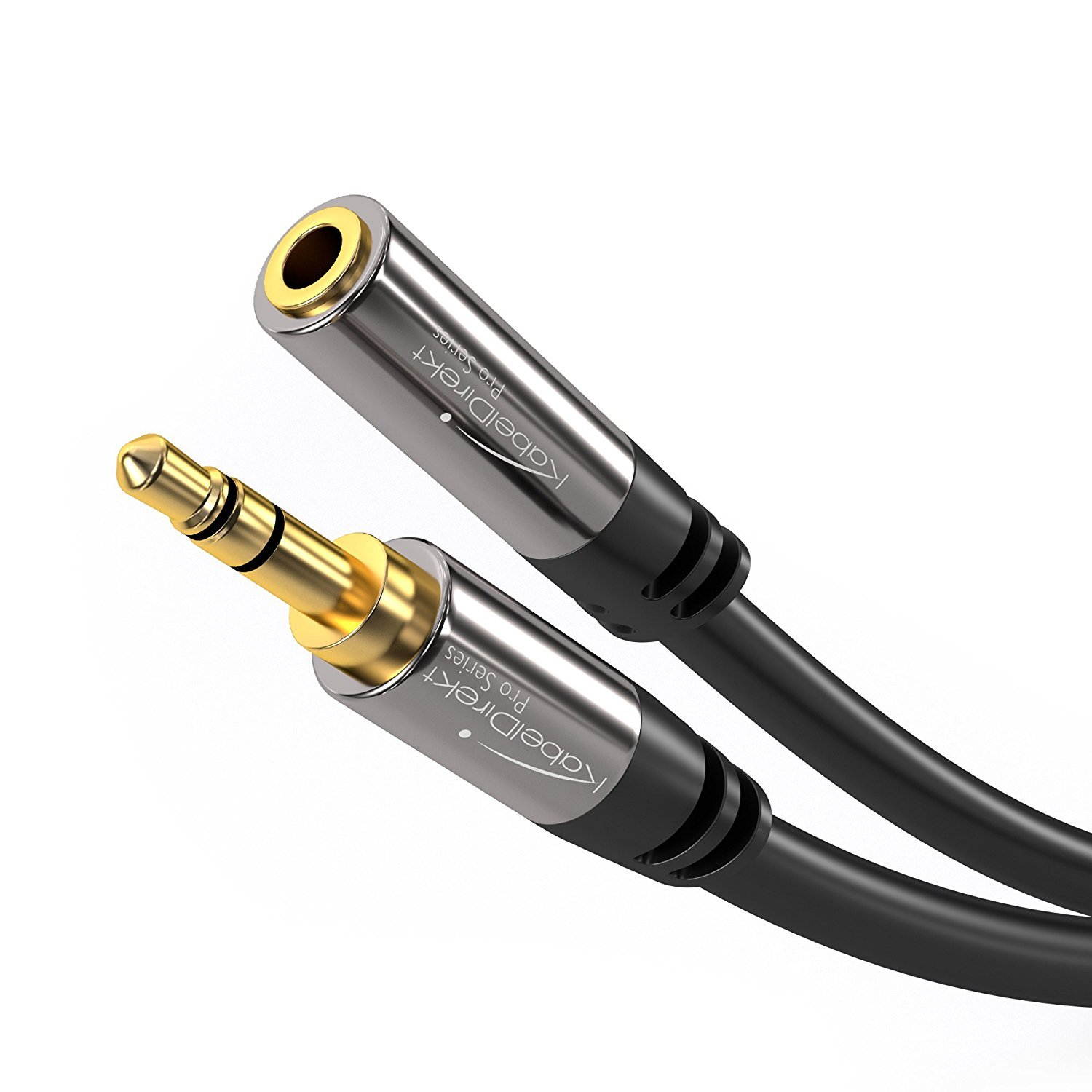 KabelDirekt (10 feet) 3.5mm Male to 3.5mm Female Stereo Audio Extension Cable - Pro Series