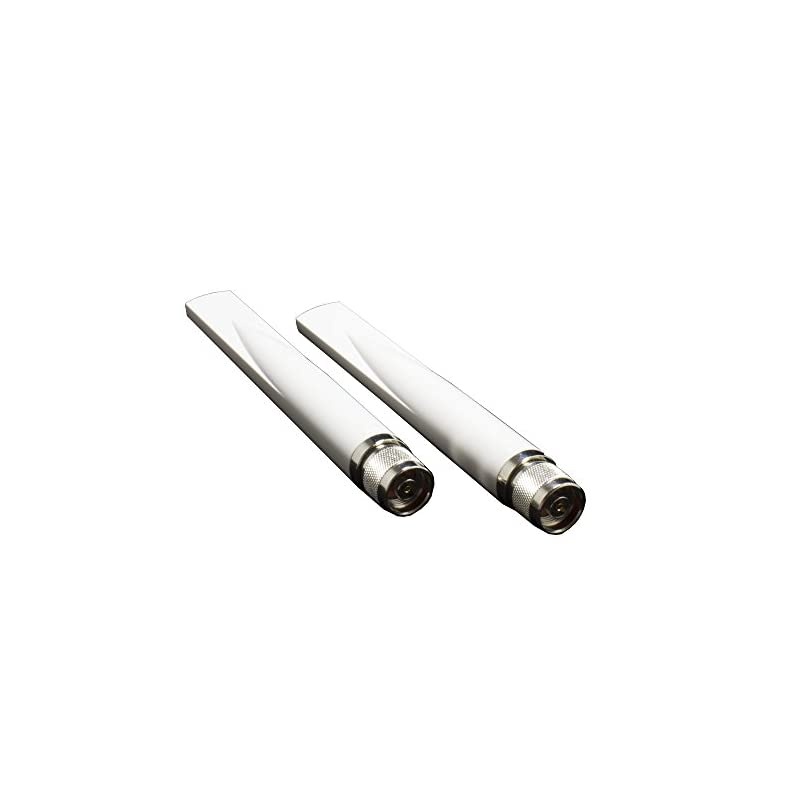 Outdoor Wireless 5dBi Dual Band Antenna Upgrade RP NTypeMale 2 Pack Bundle HOANT2