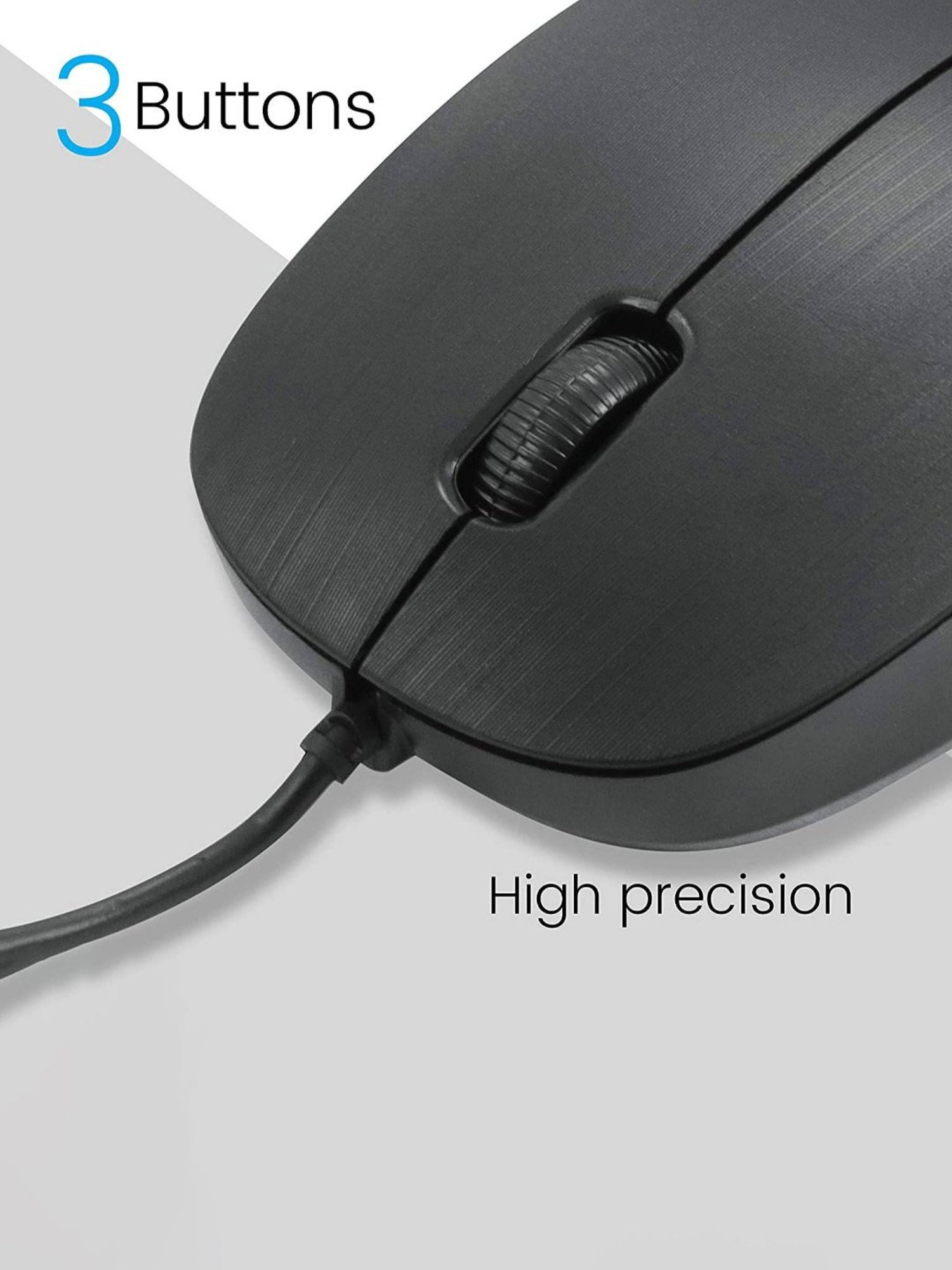 Zebronics K35 Wired USB Desktop Keyboard & Power Mouse (Black)