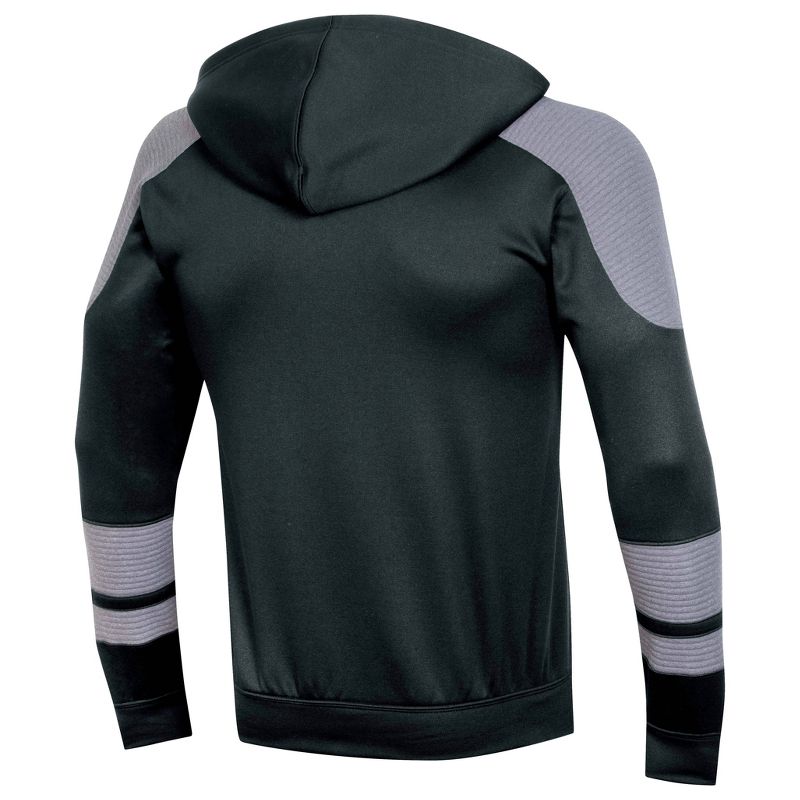 NHL Carolina Hurricanes Men's Edge Poly Textured Hoodie - XXL