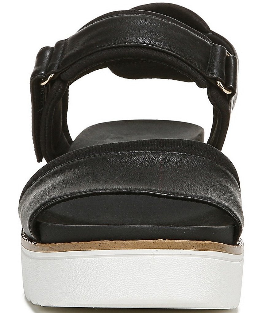 Original Collection by Dr. Scholl's Meet Up Leather Platform Wedge Sandals