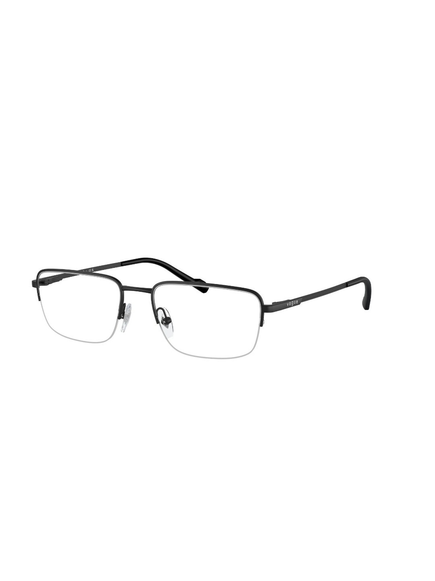 Vogue Eyewear Black Rectangular Frames for Men