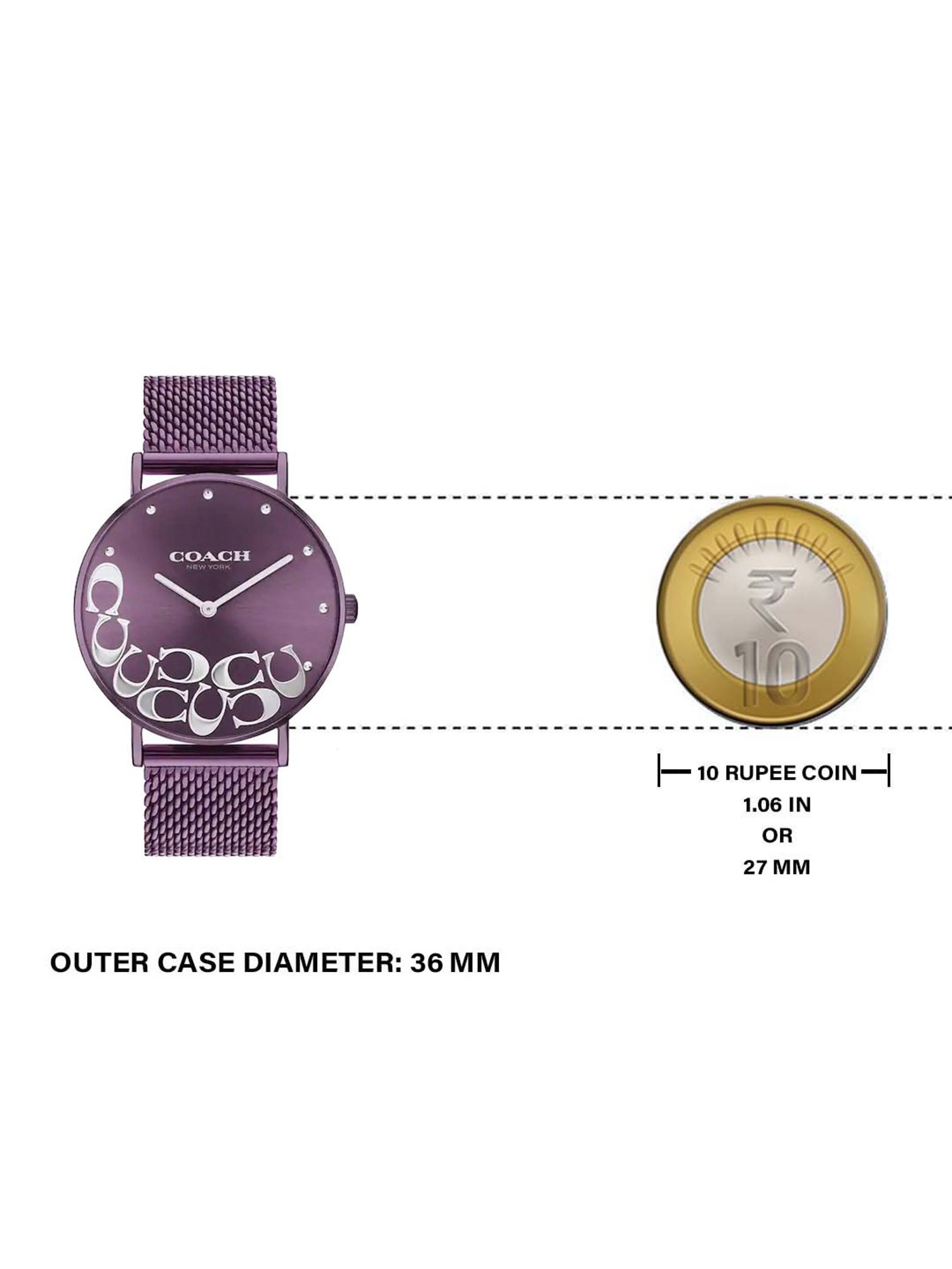 Coach NDCO14503833W Analog Watch for Women