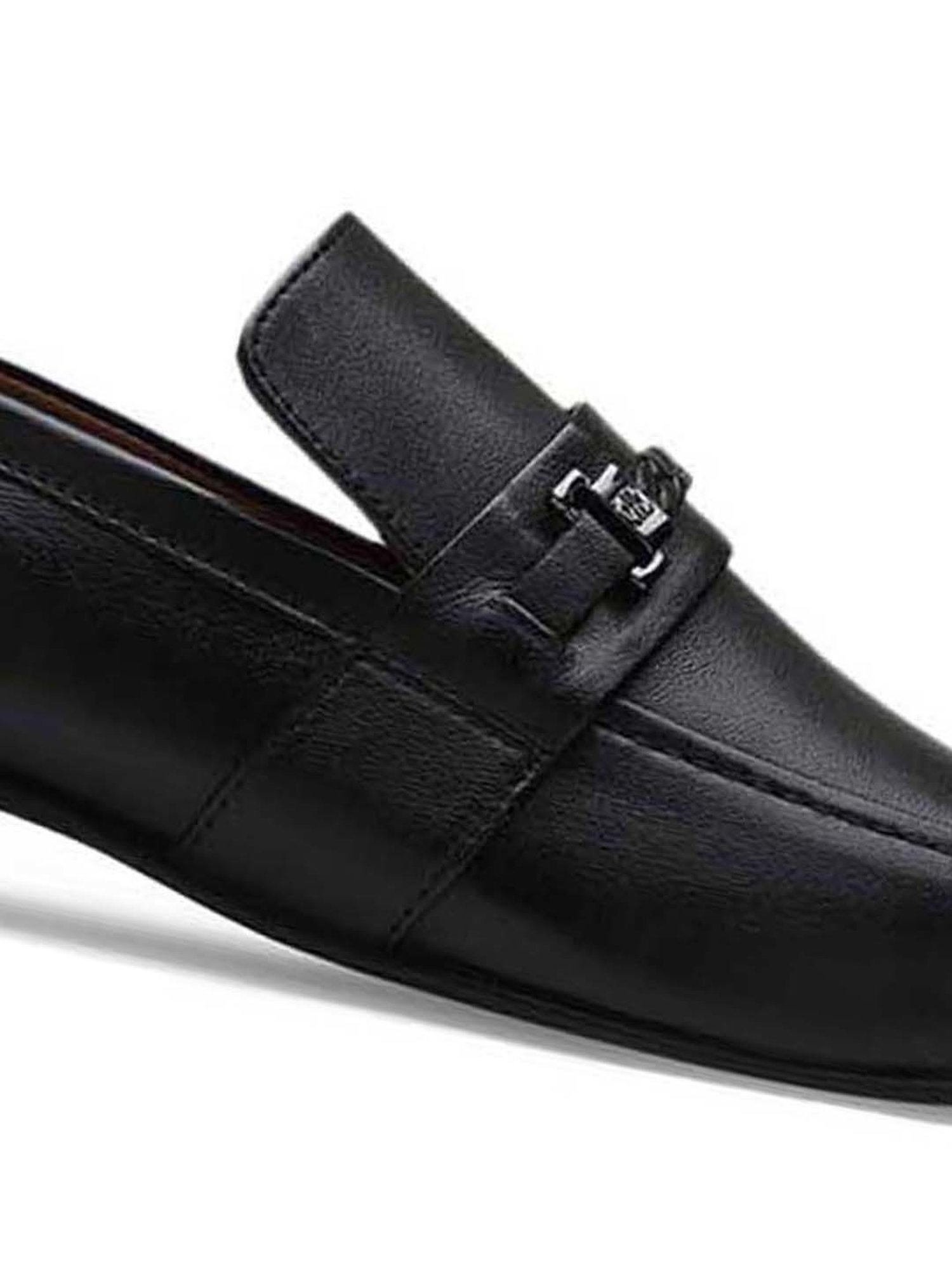 EZOK Men's Black Formal Loafers