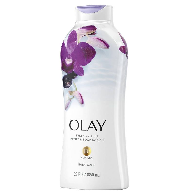 Olay Fresh Outlast Body Wash Orchid & Black Currant - 22 fl oz