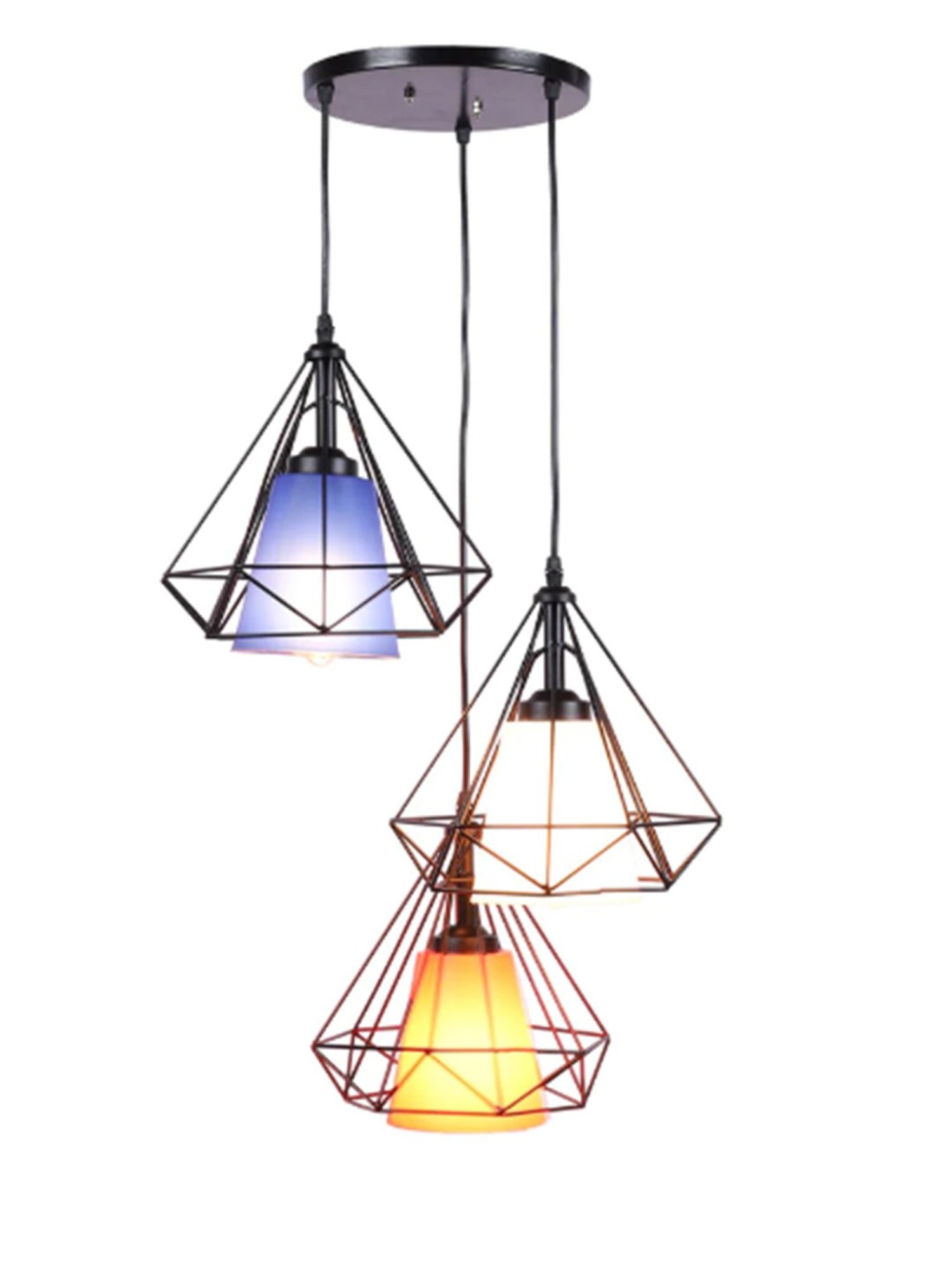 DecorativeRay Multicolour Hanging Light - Set of 1