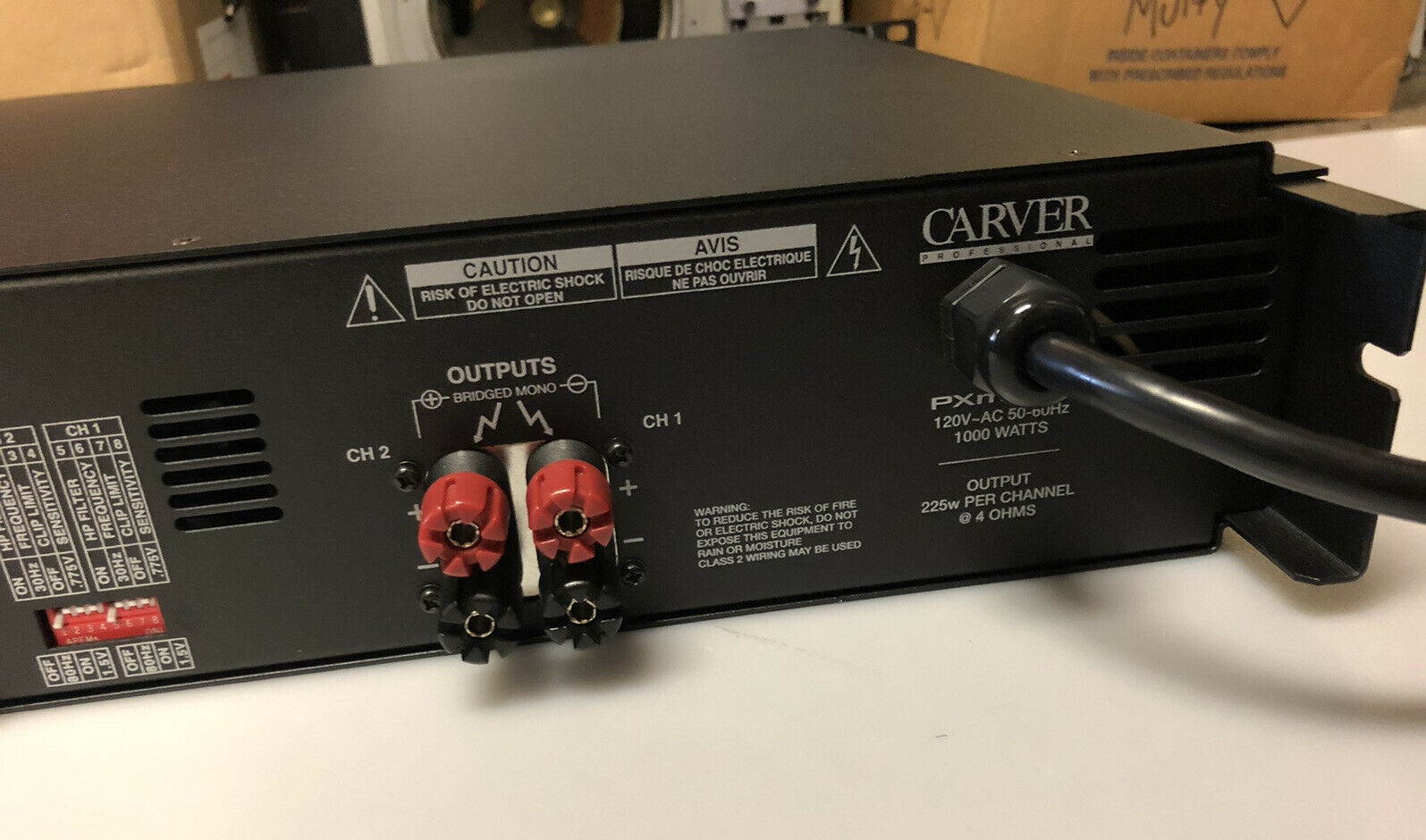 Carver Professional PXm450 Amplifier (NEW) Vintage RARE
