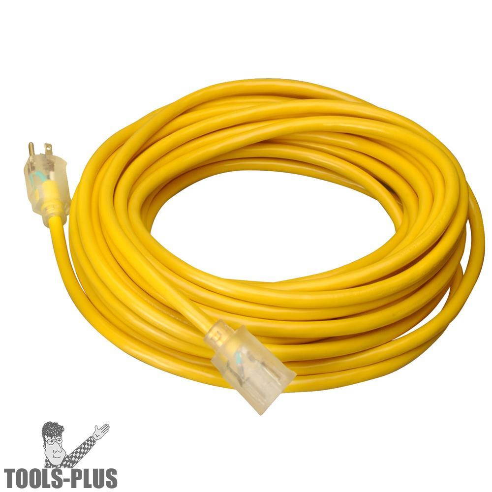 50' Yel Polar/Solar Plusext. Cord 12/3 Sjeow-