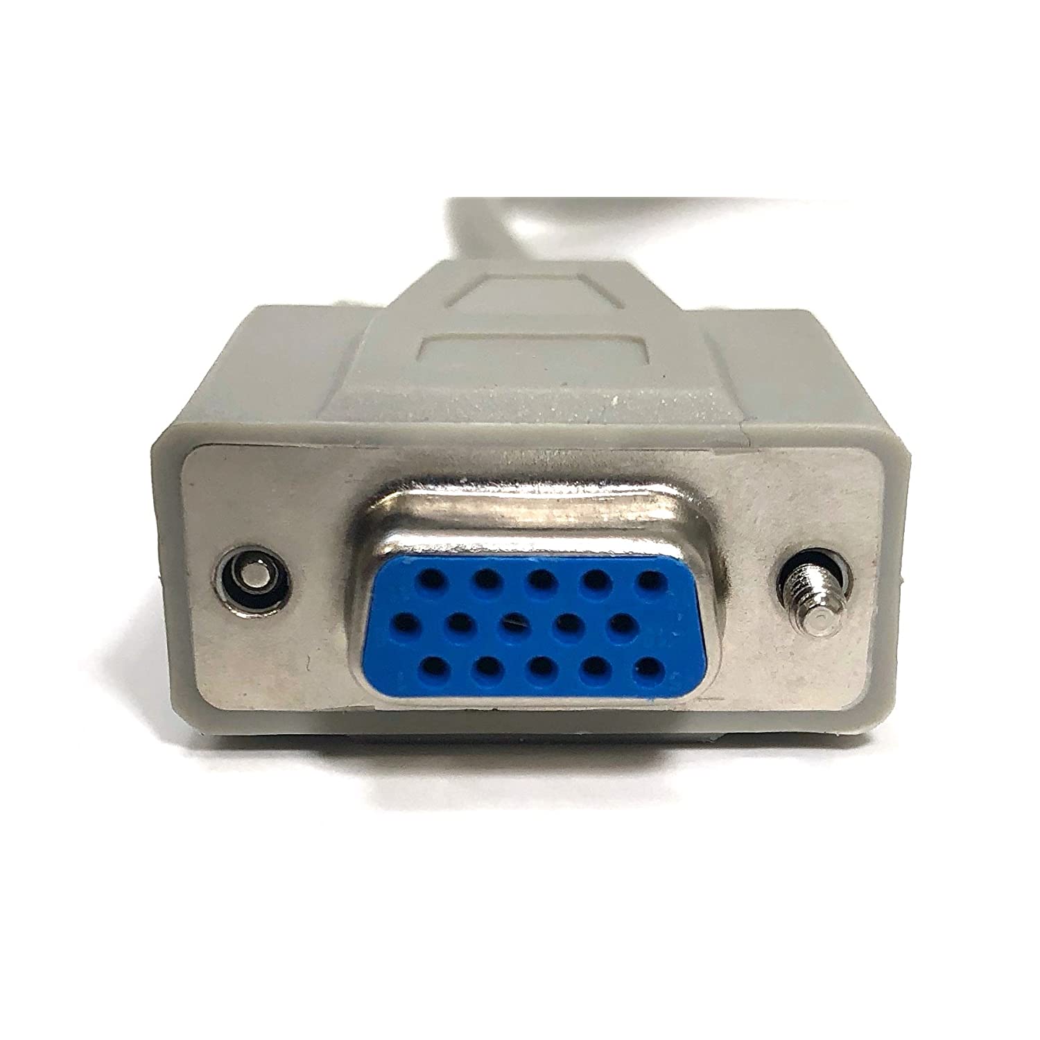 Micro Connectors, Inc. 25 feet  HD15 Male To Female SVGA 1024 x 768 Extension Cable (M05-110G)