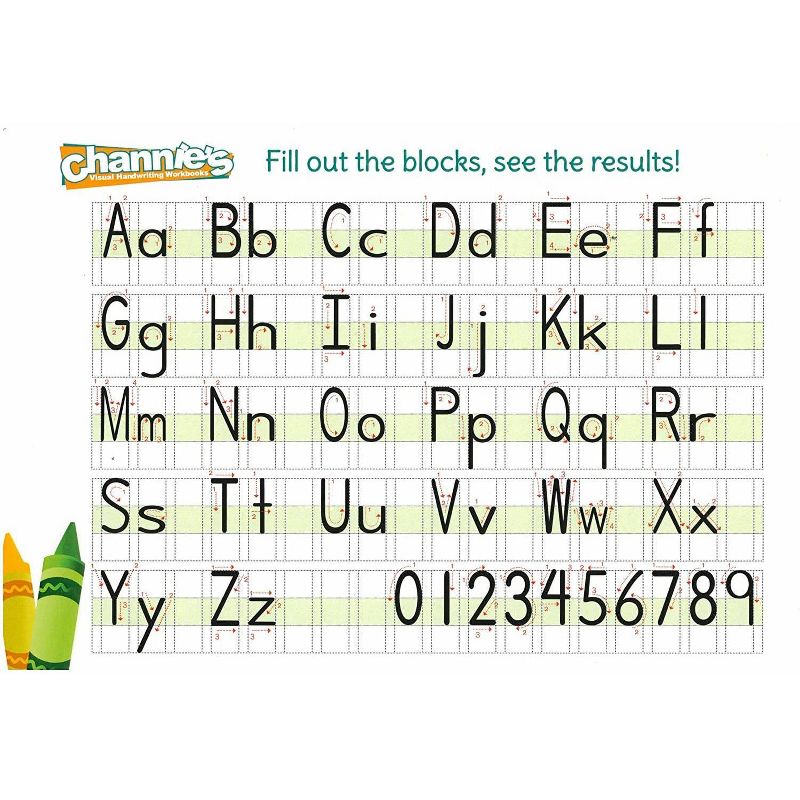 Channie's 5pk Handwriting & Math Workbooks - PreK-1st Grade