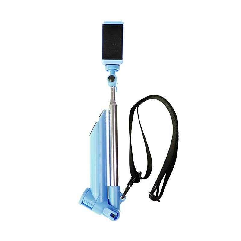 Extendable Tripod Stand Selfie Stick for Travel and Daily Use | Fit for iPhones Android TikTok and GoPro Action Cameras | Extends up to 46Inches with Phone Holder | No Batteries Required