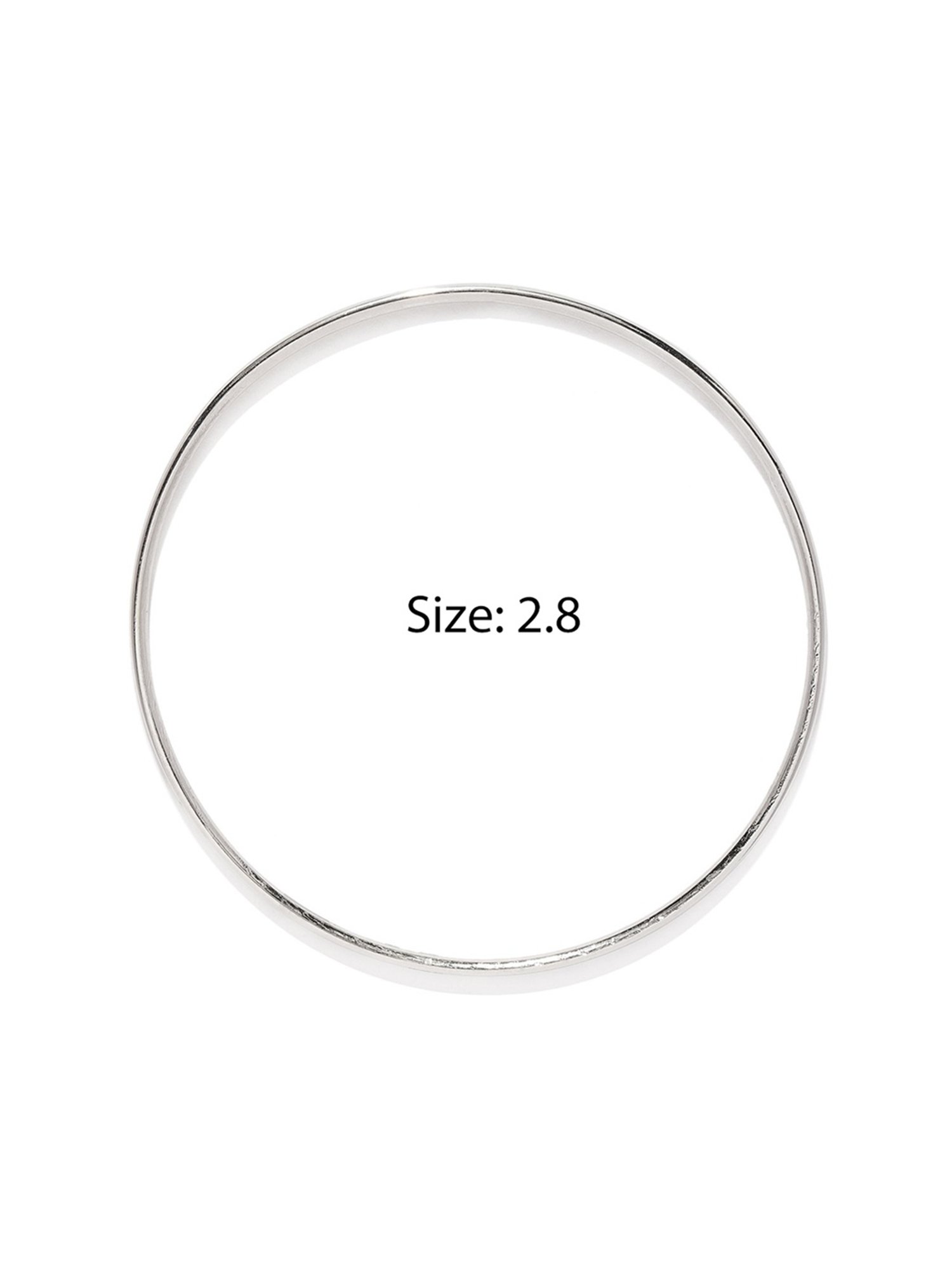 ToniQ Silver-Plated Metal Classic Bangle - Set Of 18