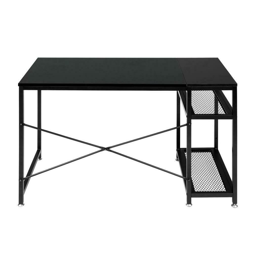 Computer Desk 51" with 2 Storage Shelf Study Writing PC Table for Home Office