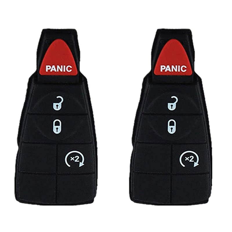 Keyless Entry Remote Key Fob Skin Replacement for Chrysler Town AND Country Dodge Durango Grand Caravan Journey Ram 1500 2500 3500 Jeep Grand Cherokee GQ453T M3N5WY783X IYZC01C