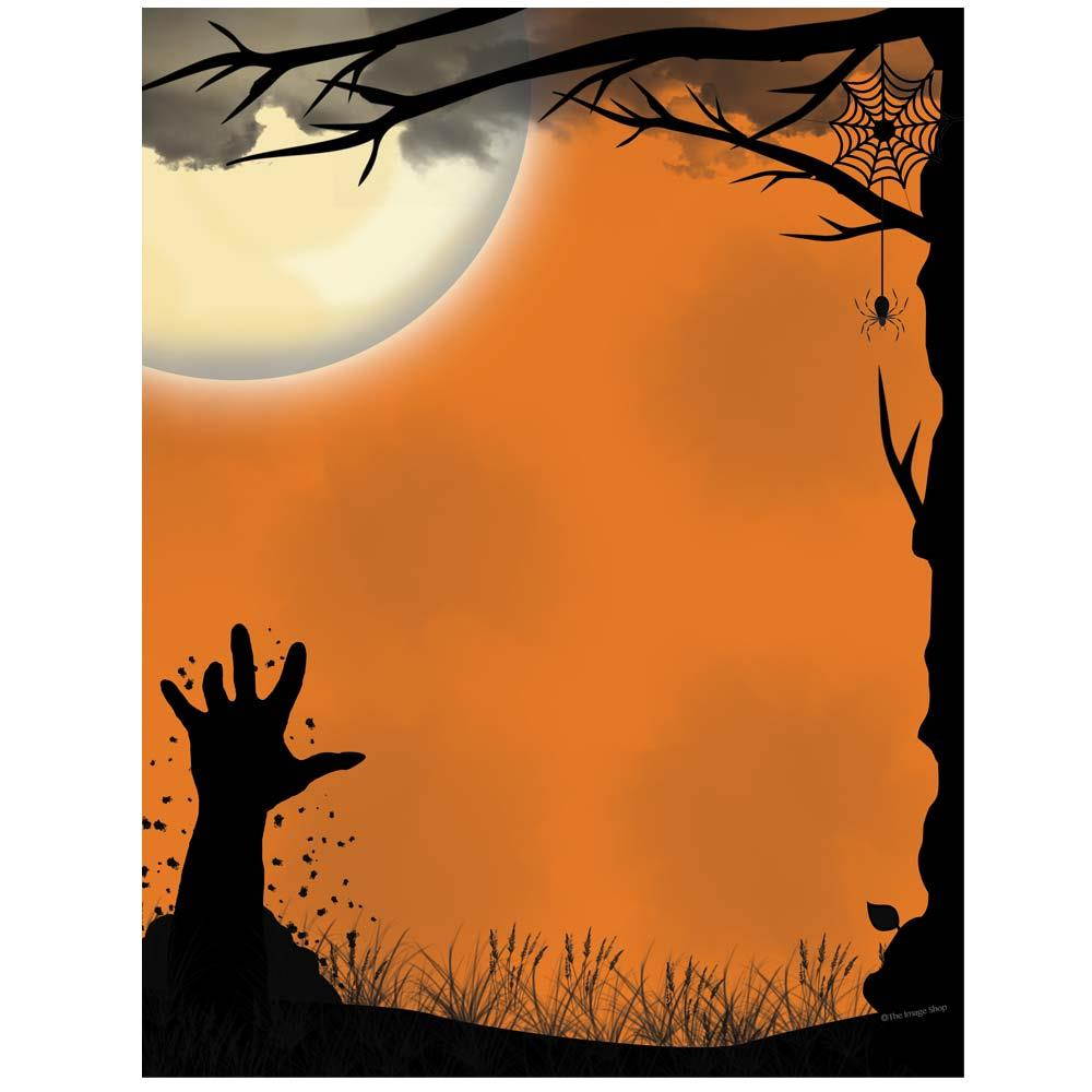 Awakening Halloween Letterhead Laser & Inkjet Printer Paper, 100 pack