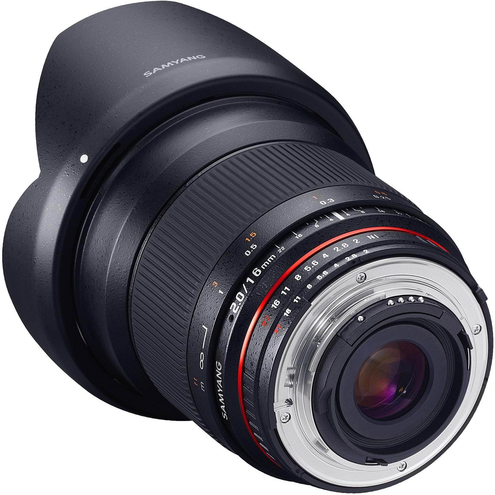 Samyang - 16 mm - f/2 - Ultra Wide Angle Lens for Sony E