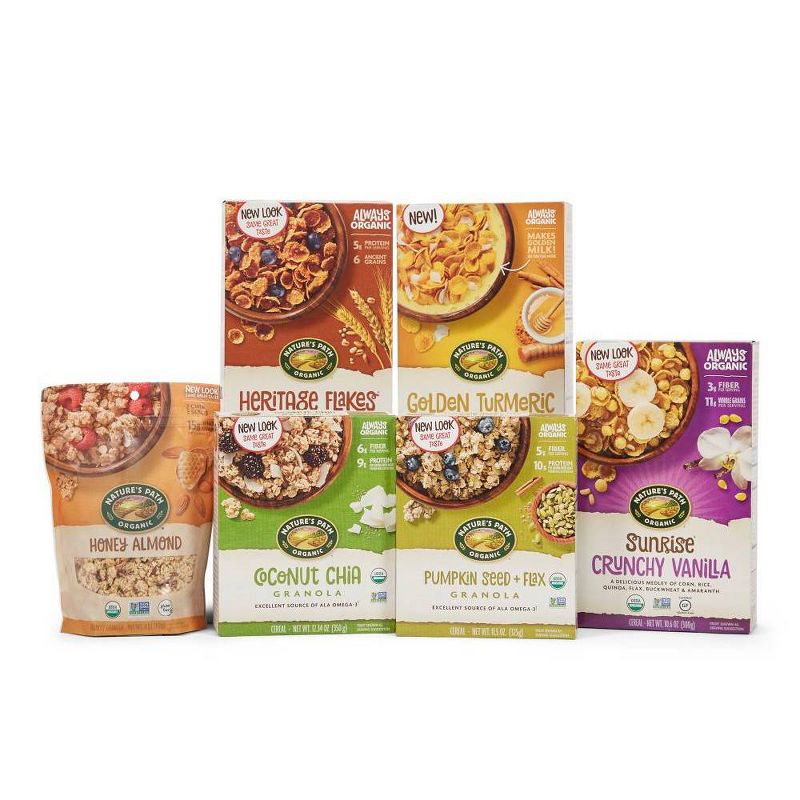 Nature's Path Gluten Free Crunchy Vanilla Breakfast Cereal - 10.6oz