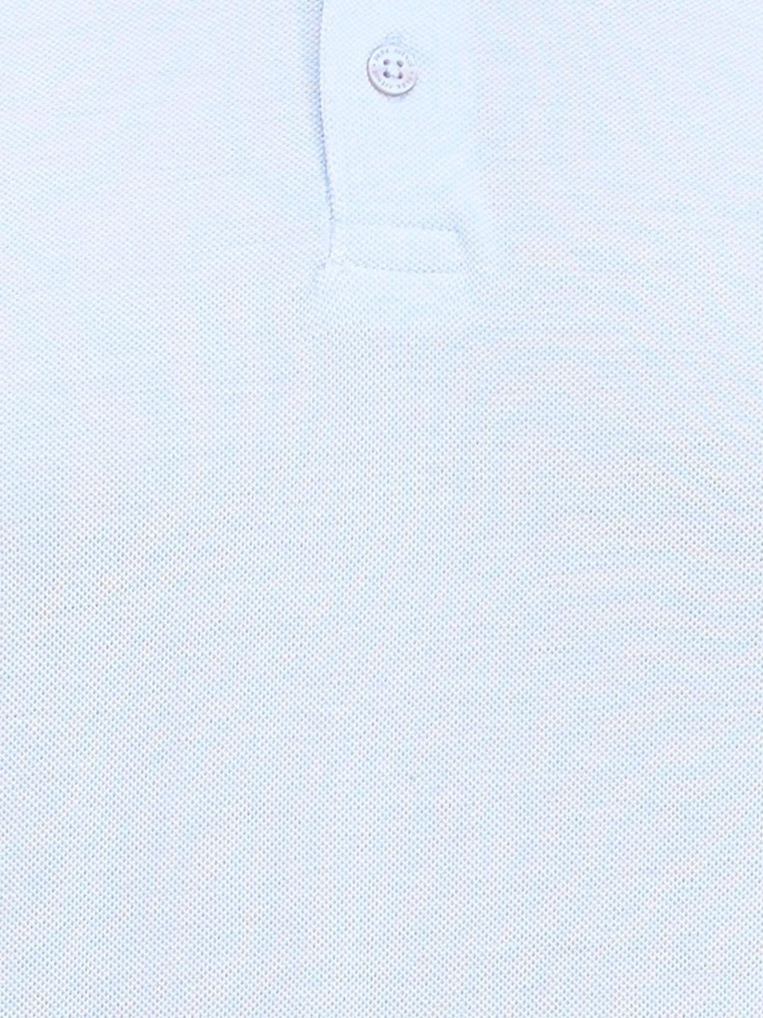 Park Avenue Blue Slim Fit Polo T-Shirt