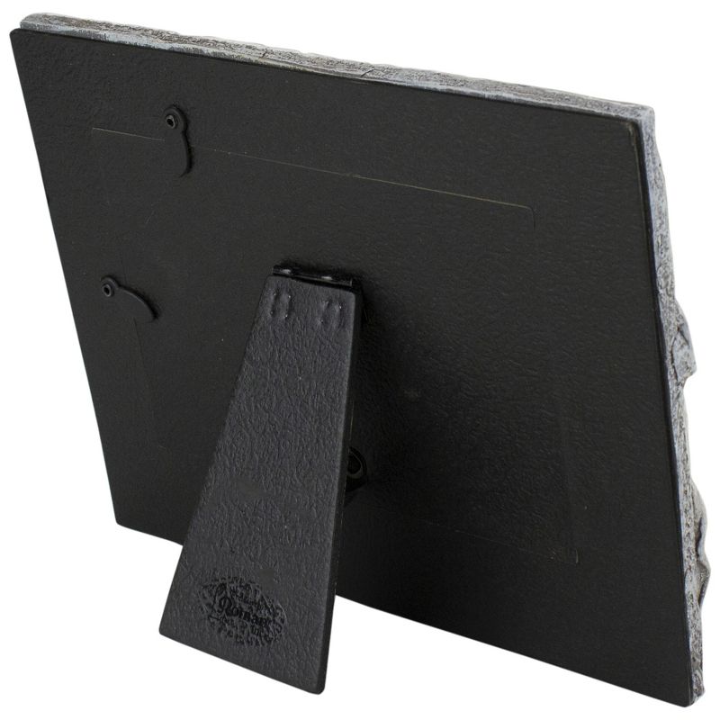 Roman 4.25" Gray "In Loving Memory" Memorial Floral Picture Frame