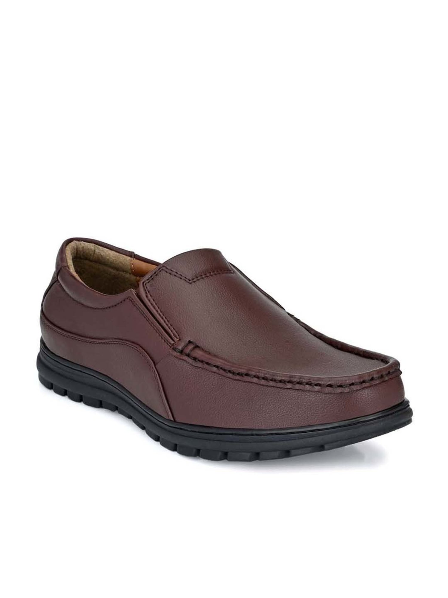 Eego Italy Men's Brown Formal Loafers