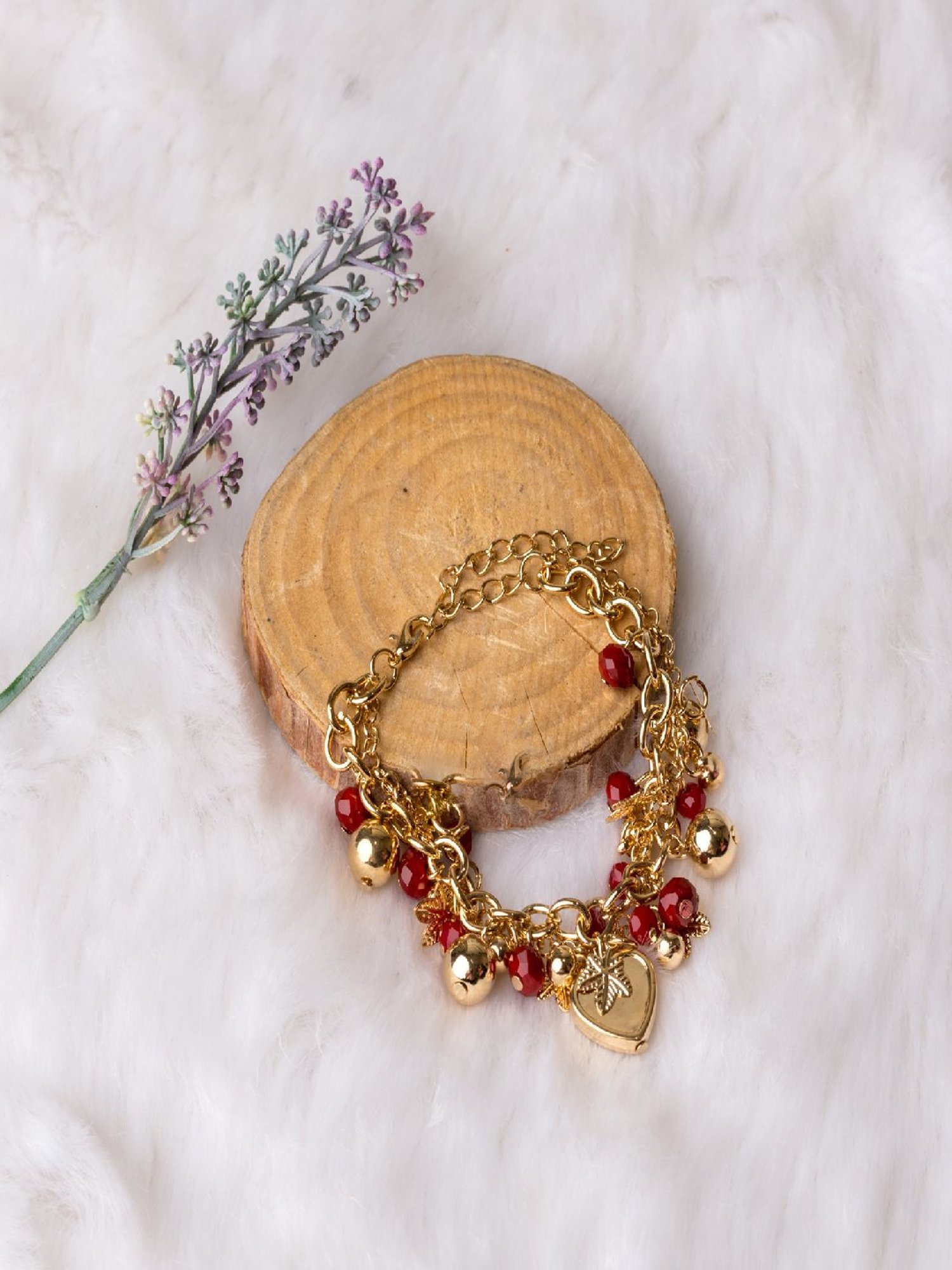 Ted Baker Crystal Sweetheart Adjustable Bracelet for Women