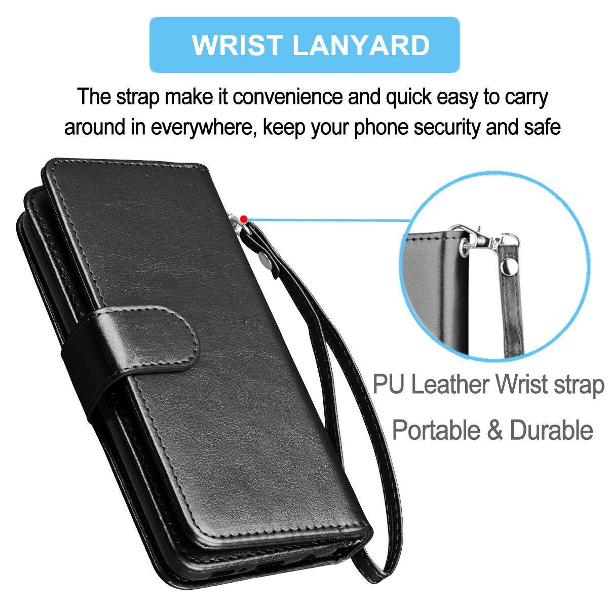 iPhone 12 Case, 6.1" Apple iPhone 12 Pro Wallet Case, Tekcoo PU Leather Case Cash ID Credit Card Slots Holder Carrying Flip Phone Case Cover Kickstand Detachable Magnetic Hard Cases & Strap,Rose Gold