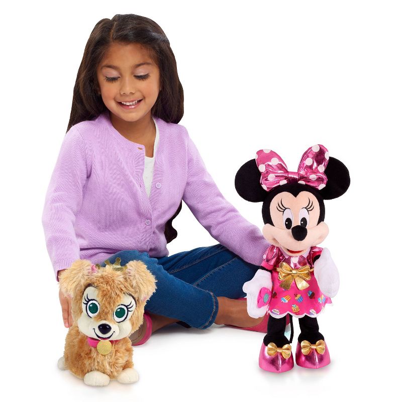 Disney Junior Minnie Mouse Party & Play Pup Plush