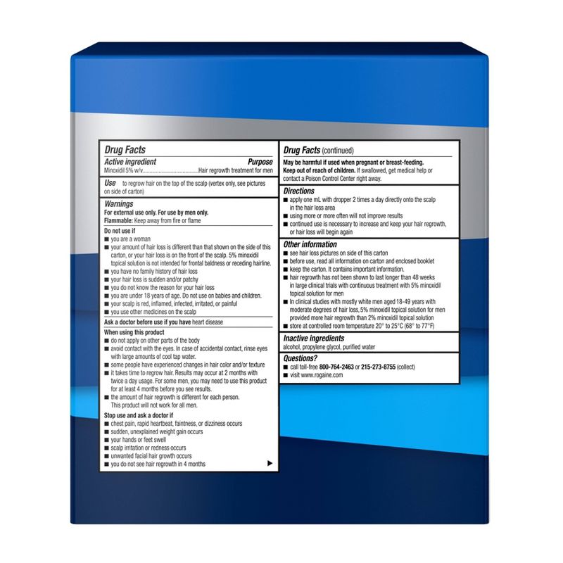 Men's Rogaine Extra Strength 5% Minoxidil Solution - 2 fl oz