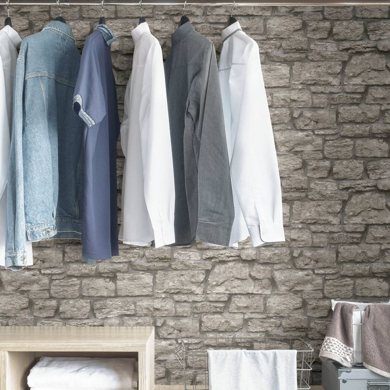 Brewster Saco Stone Peel & Stick Wallpaper