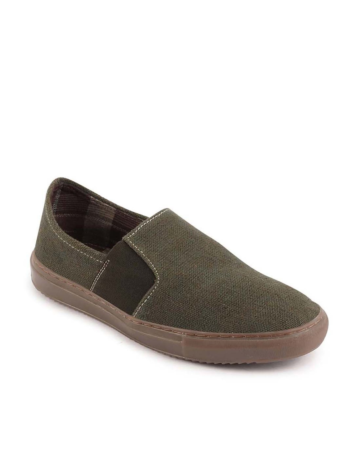 Fausto Men's Olive Casual Loafers