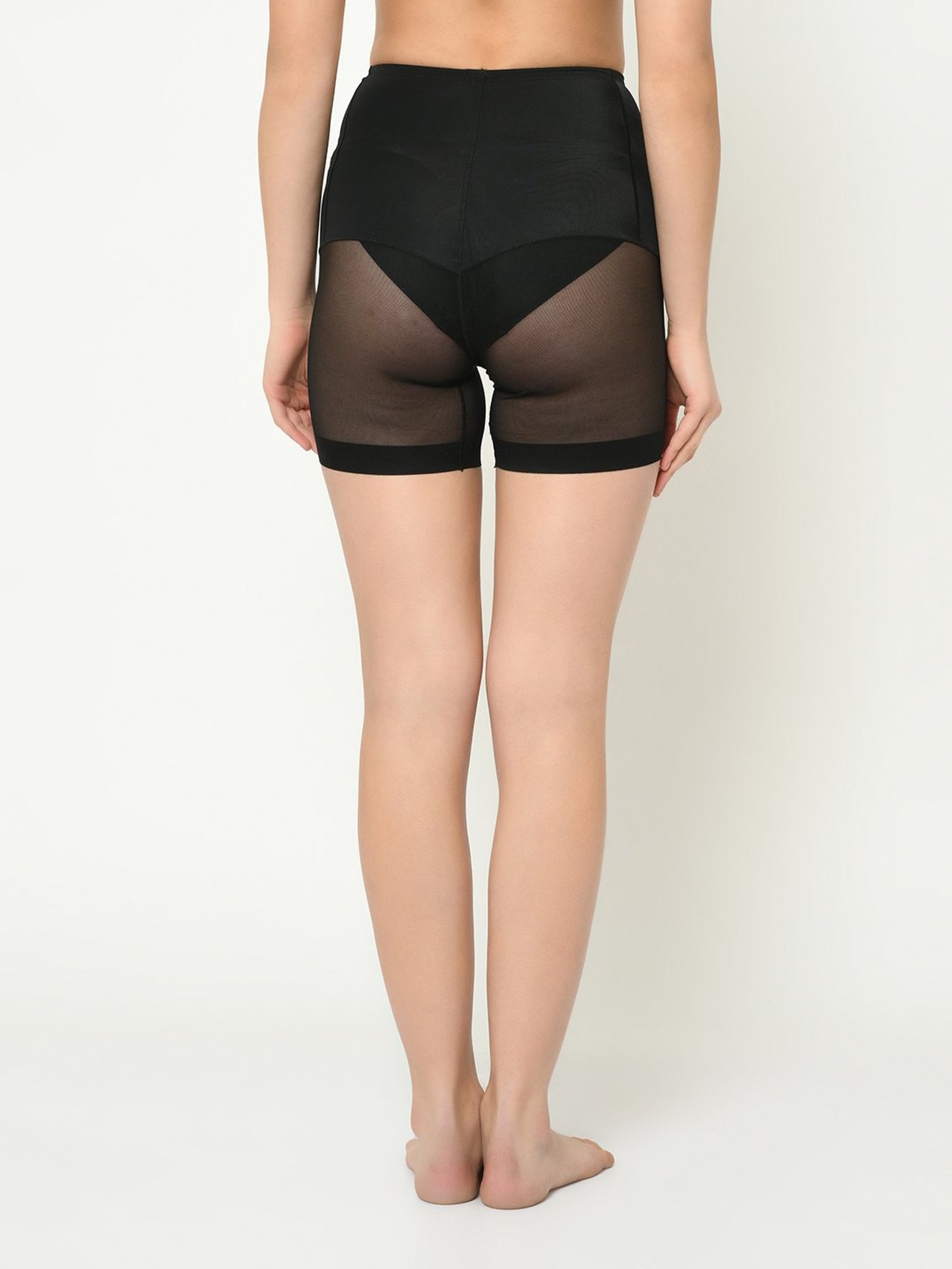 Da Intimo Black Full Coverage Thigh Shaper