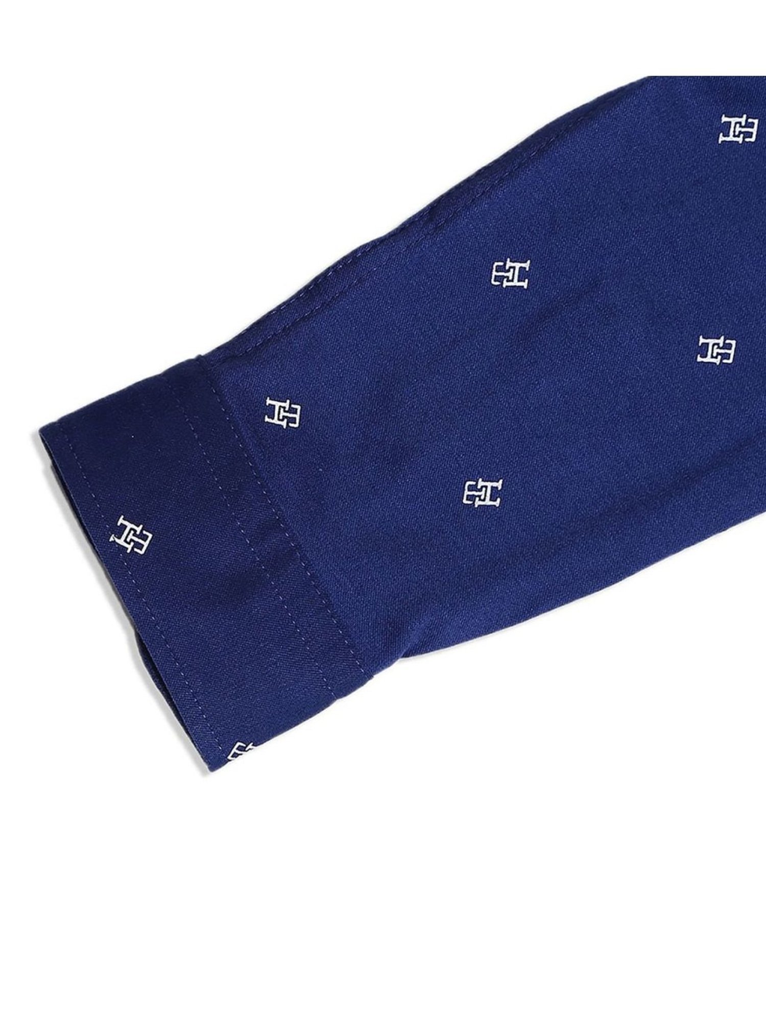 Tommy Hilfiger Kids Blue Logo Regular Fit Shirt