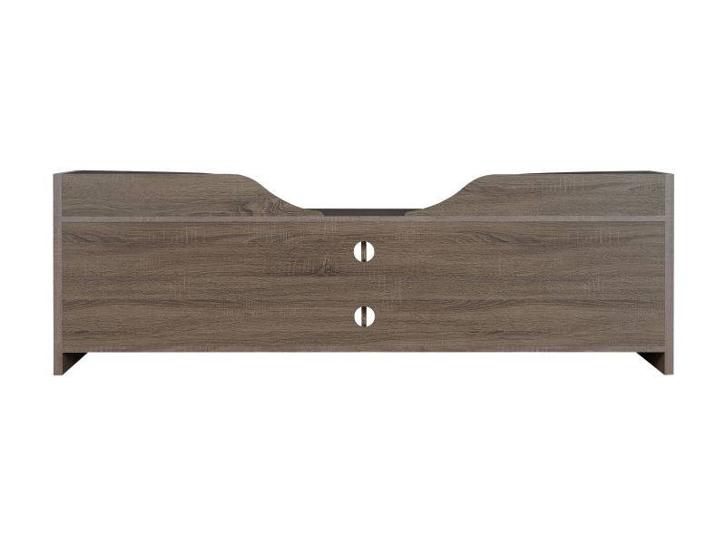 Furniture of America Bradson Rustic Wood 72-Inch TV Stand in Chestnut Brown