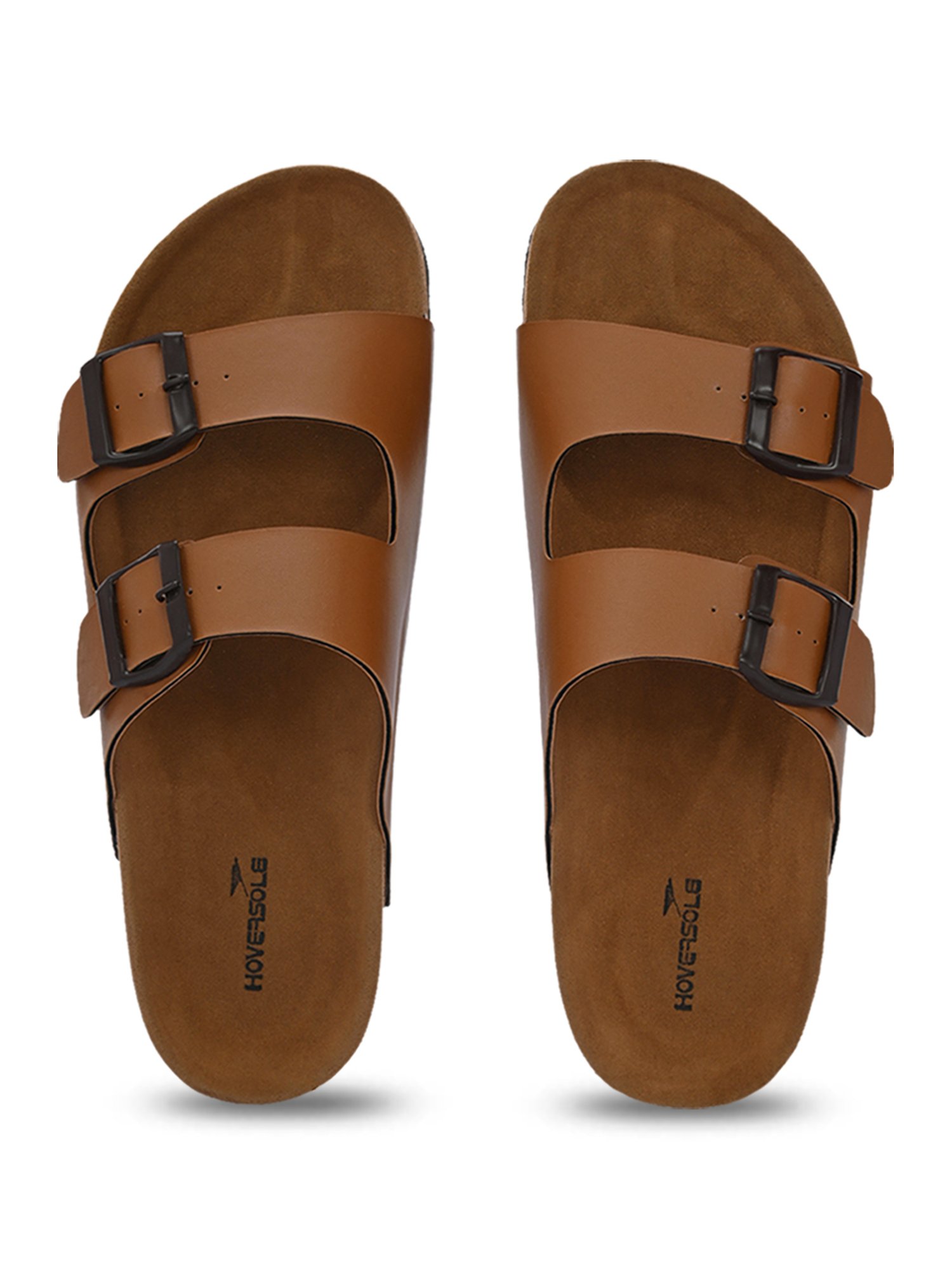 Hoversole Men's Tan Cork Casual Sandals