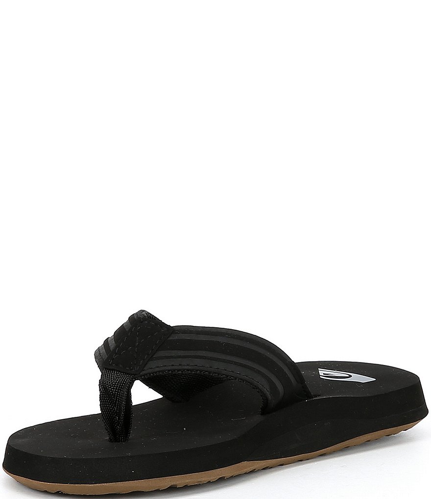 Quiksilver Boys' Monkey Wrench Suede Flip Flops (Youth)