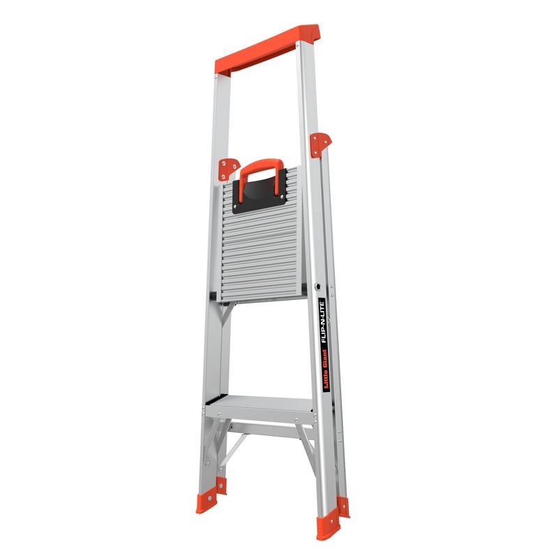 Little Giant Ladder Systems Flip-N-Lite 4' ANSI Type IA 300 lb Aluminum Stepladder Gray