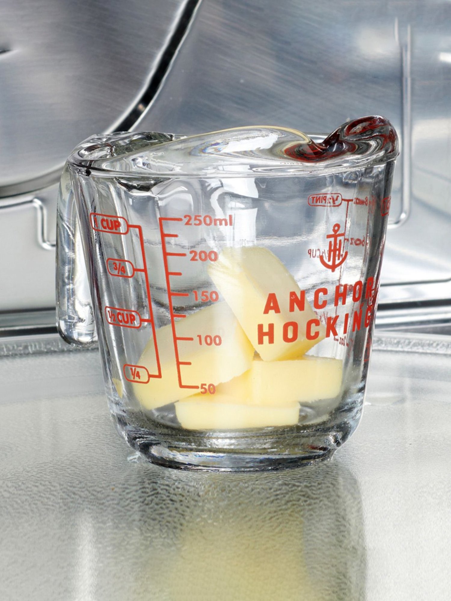 Anchor Hocking Transparent Glass Measuring Cup - 236 ml