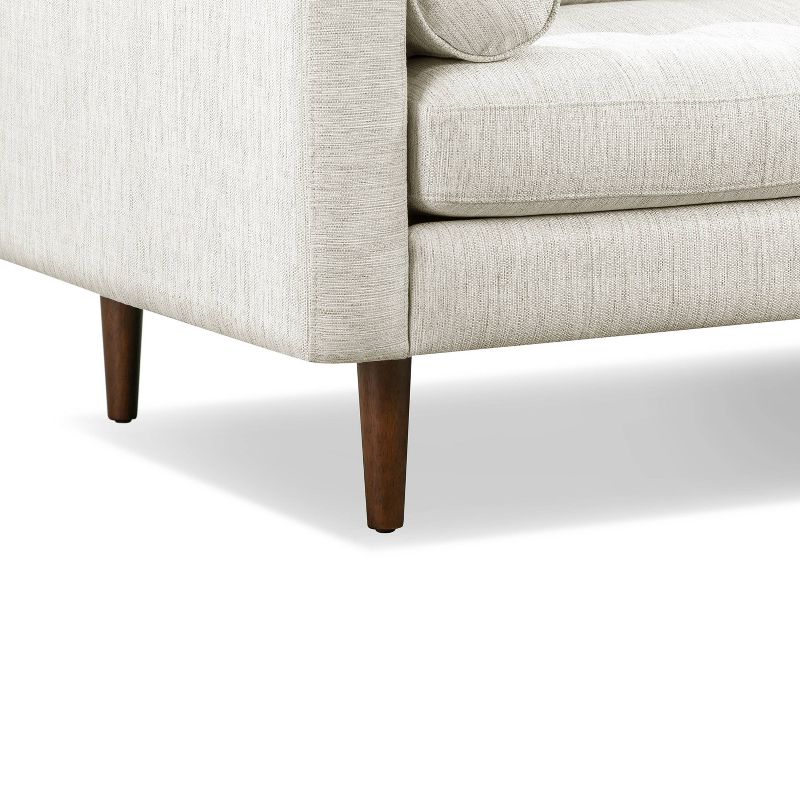 Florence Mid-Century Modern Sofa Bright Ash - Poly & Bark