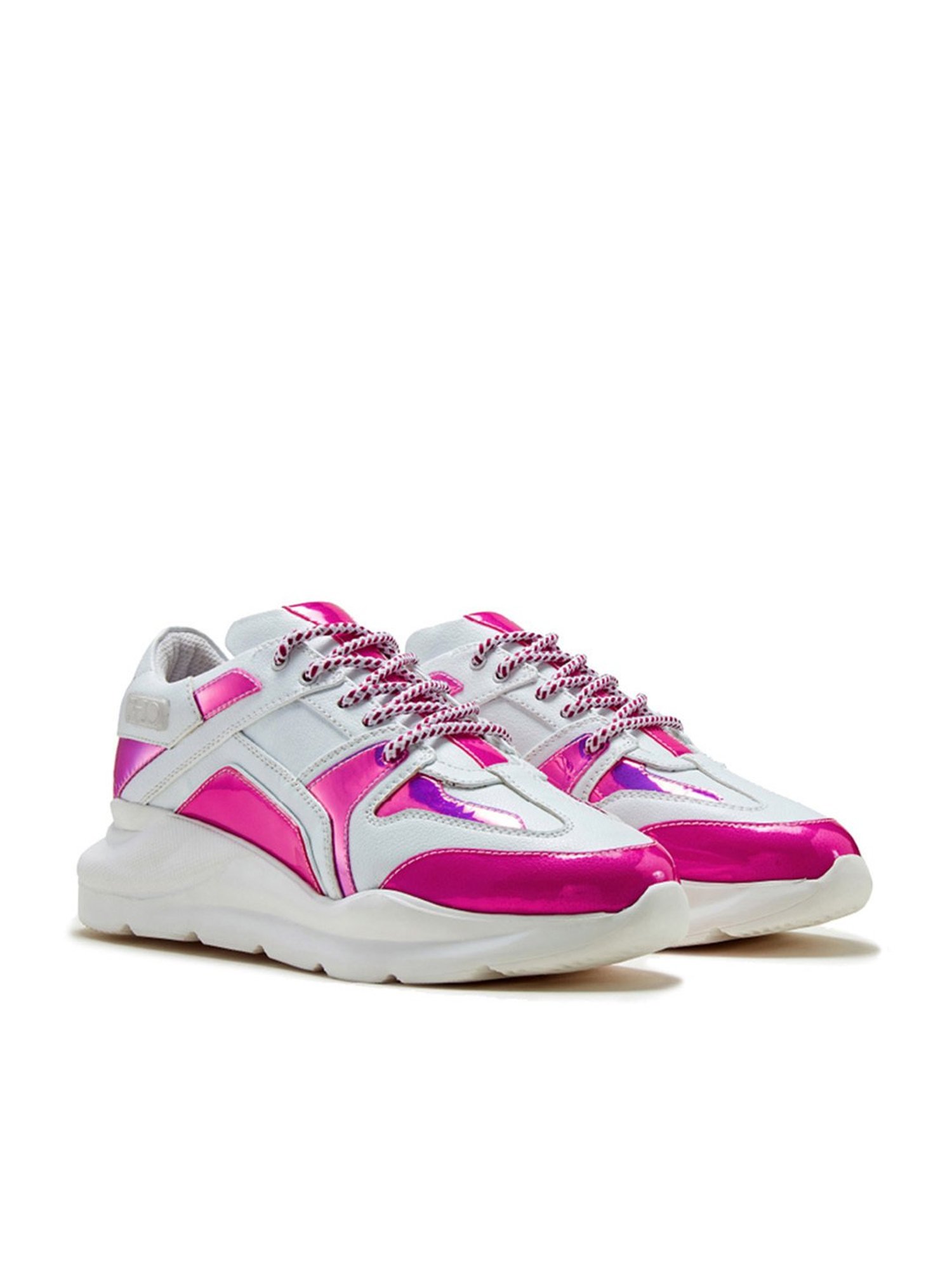 7-10 Women's White & Pink 307 Summer Collection Sneakers