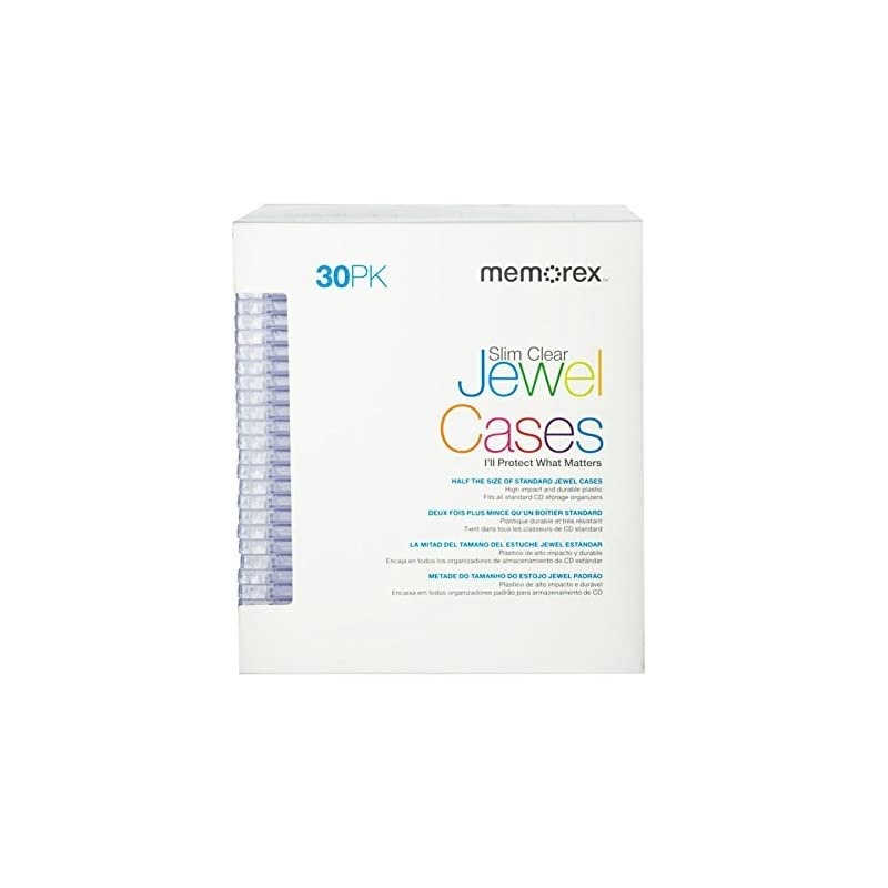 Clear Jewel Case Slim 30 Pack 32020030188