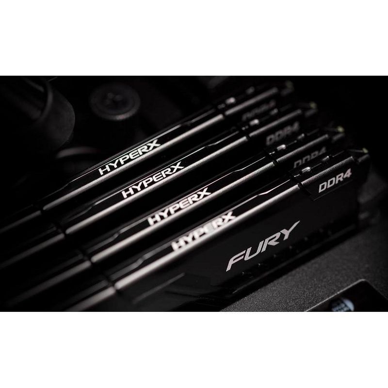 HyperX Fury 16GB DDR4 SDRAM Memory Module - For Desktop PC, Server - 16 GB (1 x 16 GB) - DDR4-2400/PC4-19200 DDR4 SDRAM - CL15 - 1.20 V - Unbuffered
