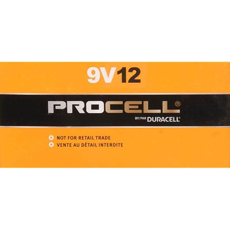 Procell 9 Volt Batteries Pack of 12 Packaging May Vary
