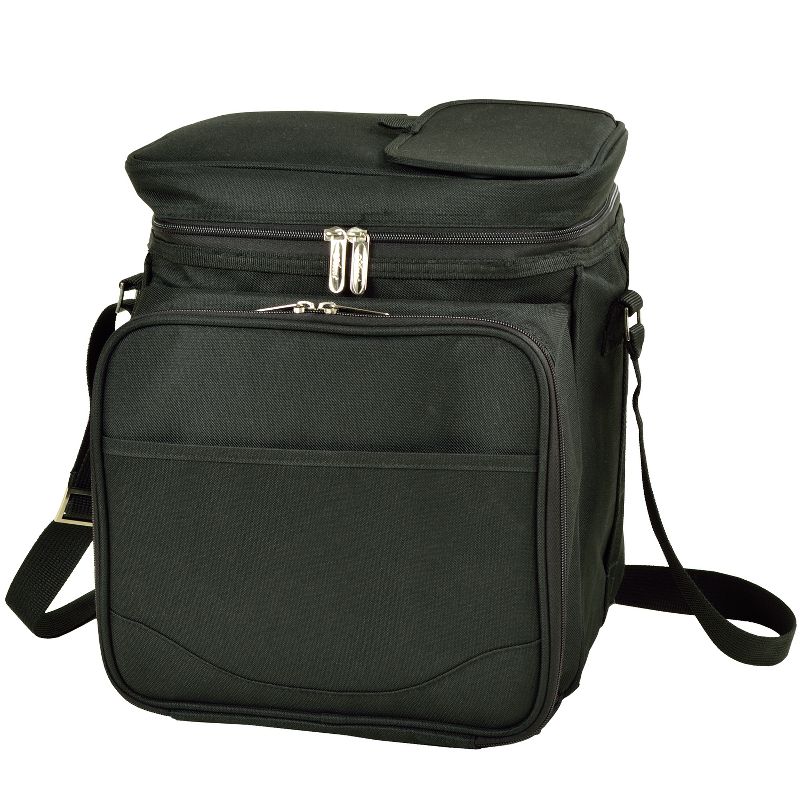 Picnic at Ascot Insulated Picnic Basket/Cooler Fully Equipped with Service for 2 - Paris