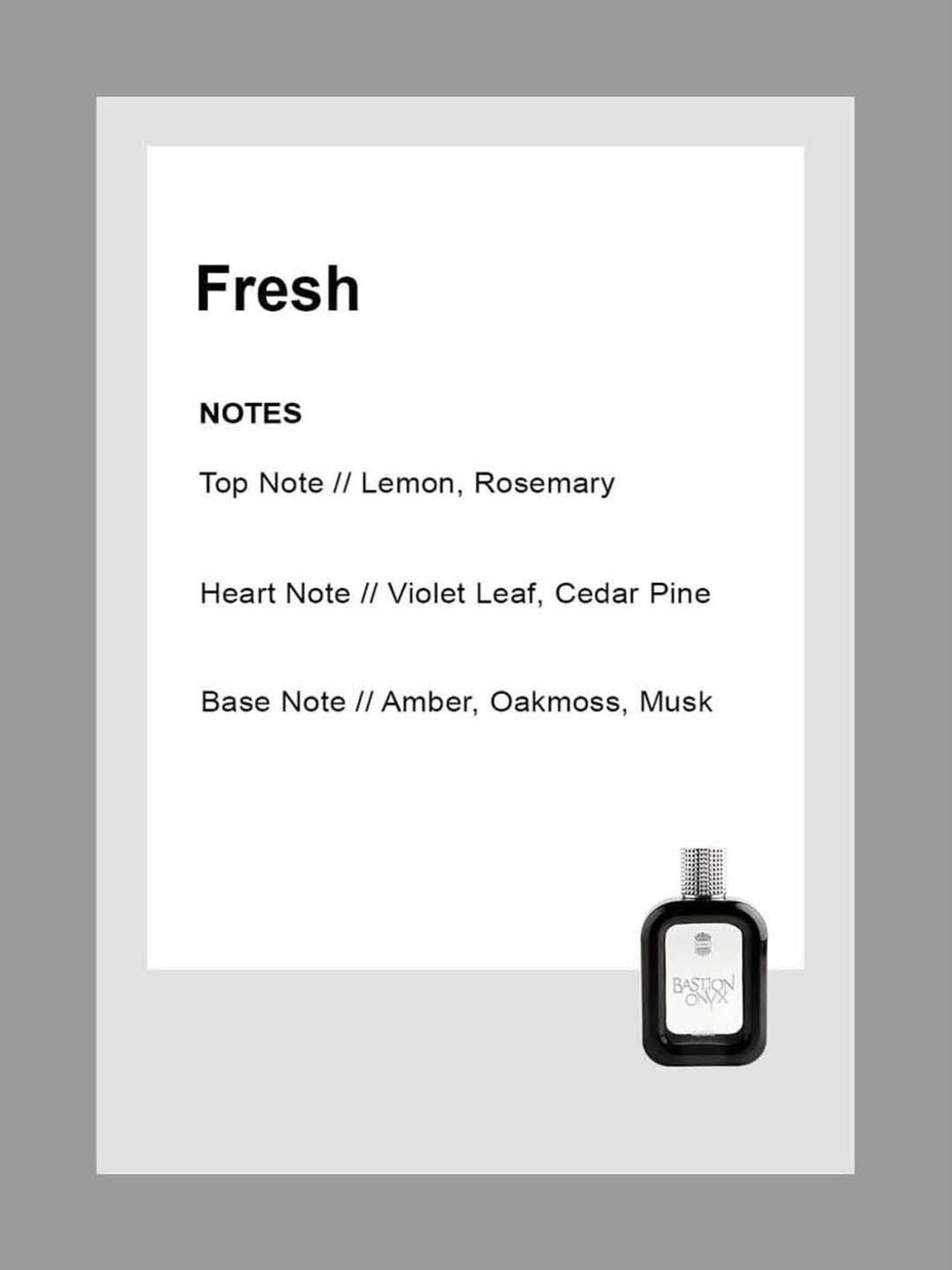 Ajmal Bastion Onyx Eau de Parfum for Men - 100 ml