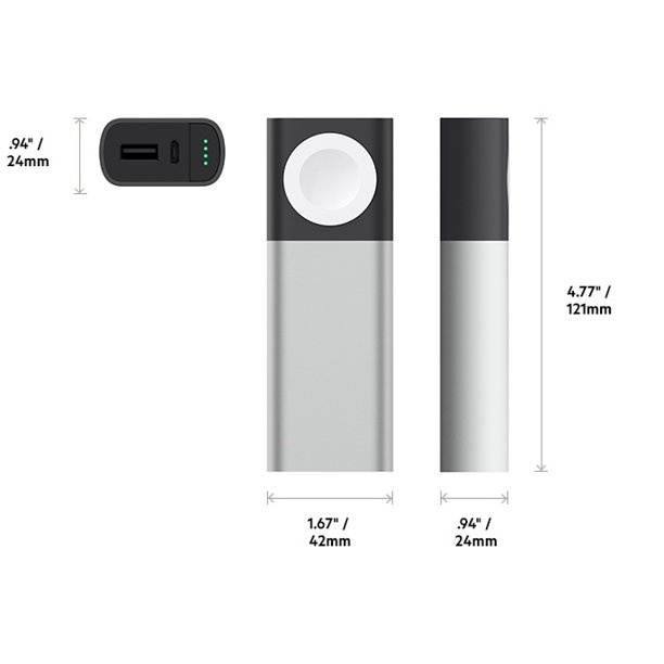 Charger Power Pack 6700 mAh for Apple Watch + iPhone