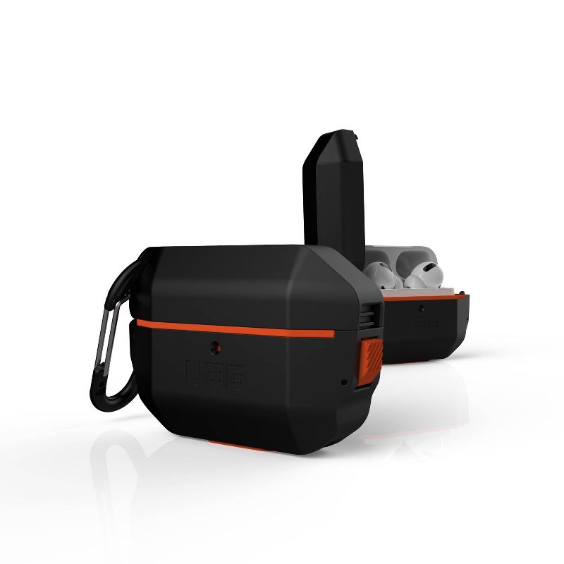 Urban Armor Gear (UAG) Apple Airpods Pro Hardcase Case - Black/Orange