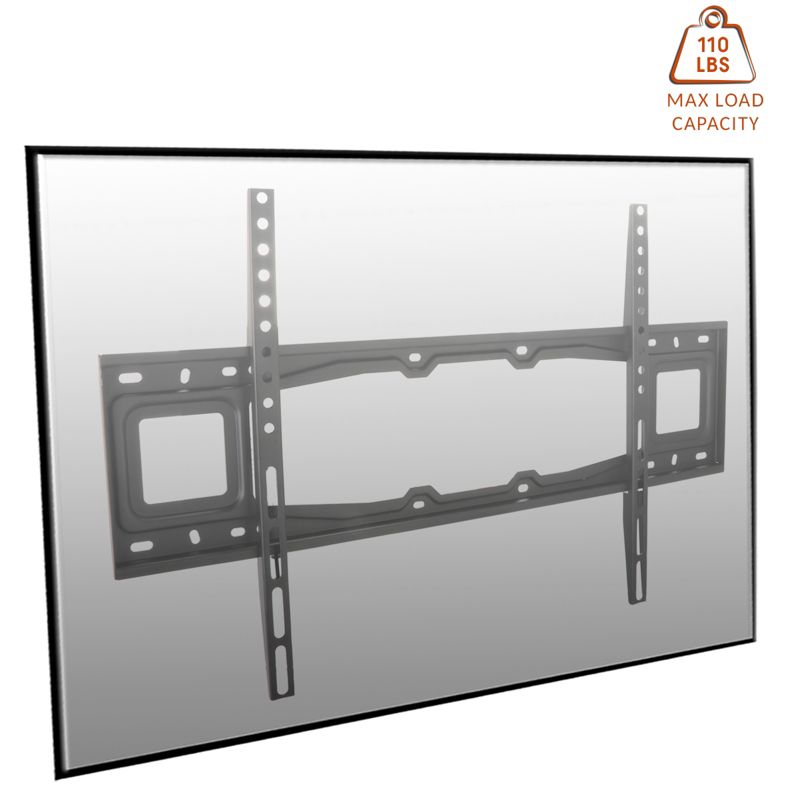Megamouts Super Slim Fixed TV Monitor Wall Mount for 32 Inch to 70 inch Screens