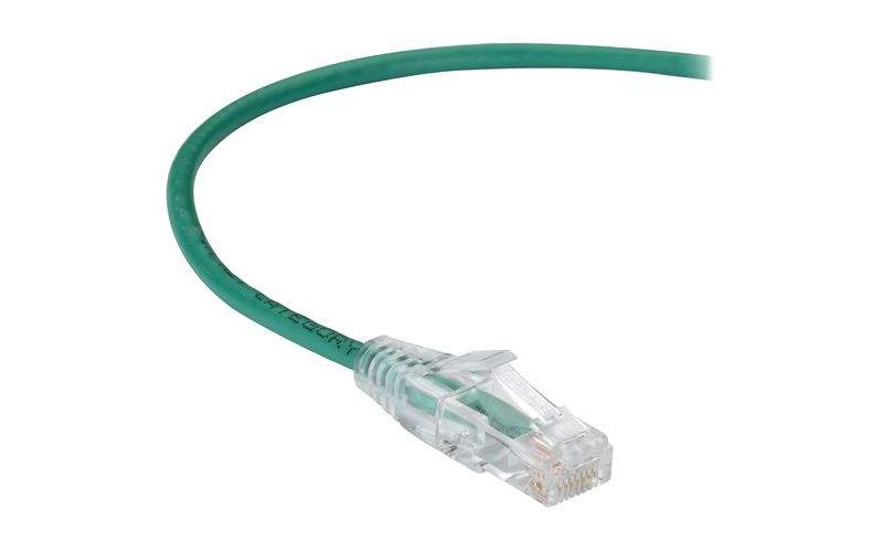 Black Box Slim-Net Cat.6a Patch UTP Network Cable - 10 ft Category 6a Network Cable for Patch Panel, Network Device